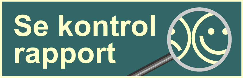 Kontrol rapport Asian restaurant